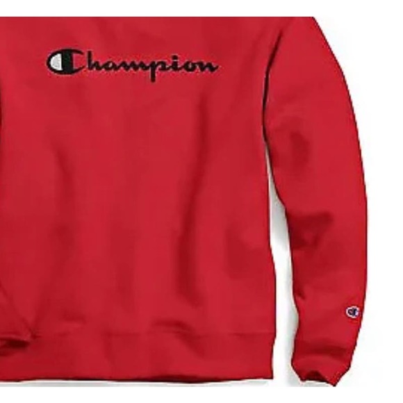 Champion Men's Powerblend Graphic Crewneck Sweatshirt, Size L   MS526 - Picture 5 of 5